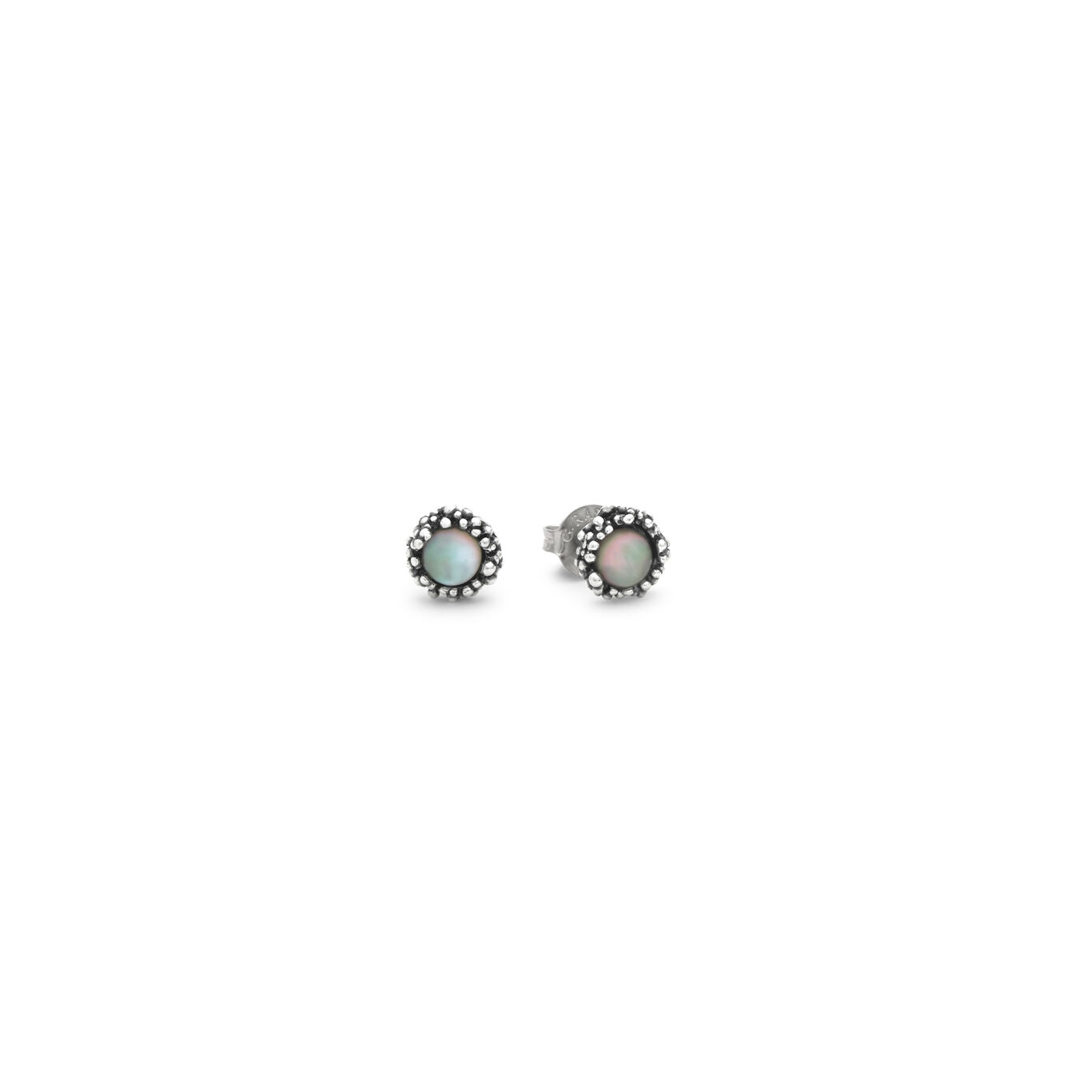 Pendientes Maui Double Mini, Pendientes de Plata 925, n&aacute;car y cuarzo hialino_image number 3_Giovanni Raspini