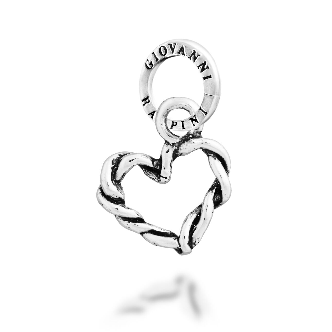 Woven Heart Small Charm