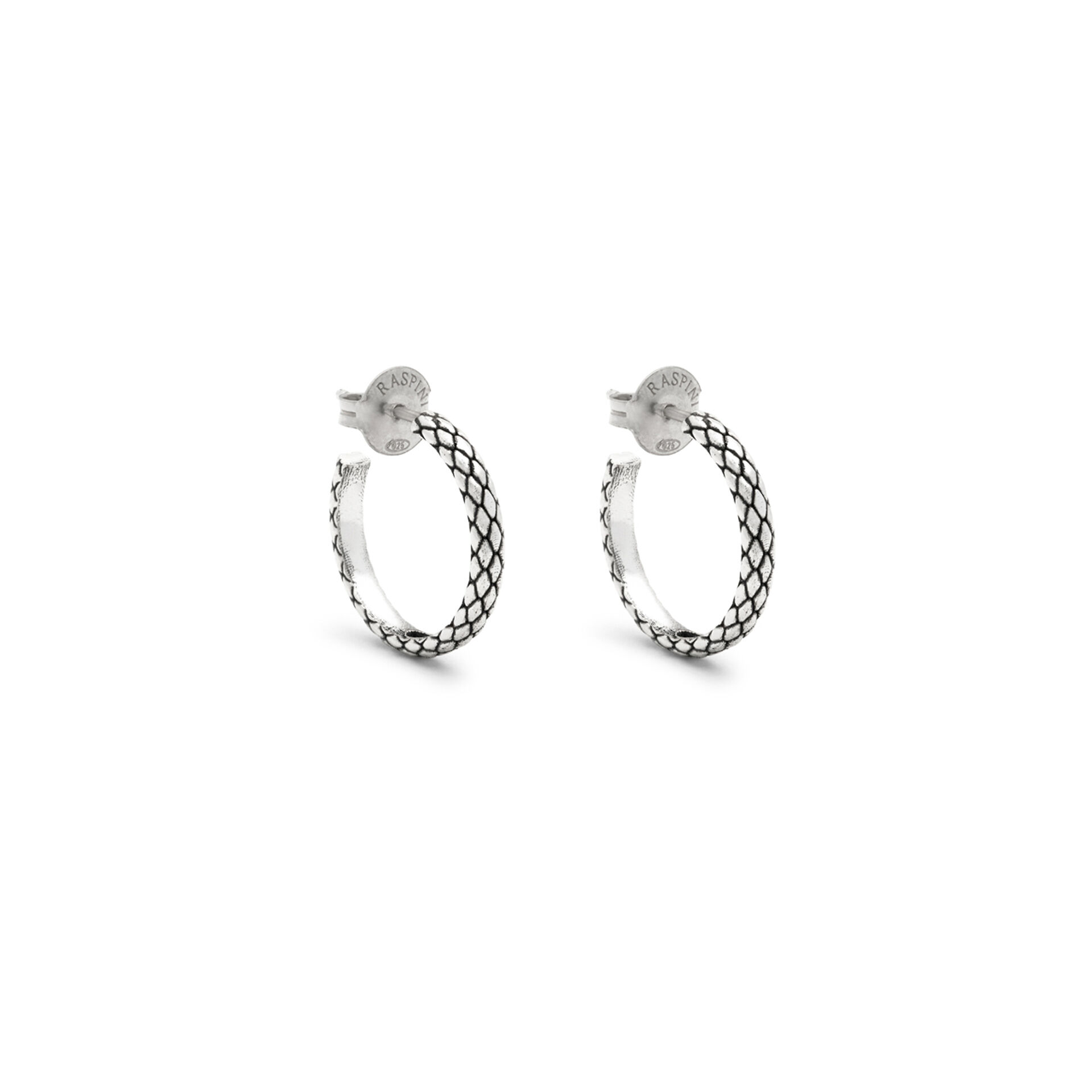 Texture Hoop Earrings image number 0