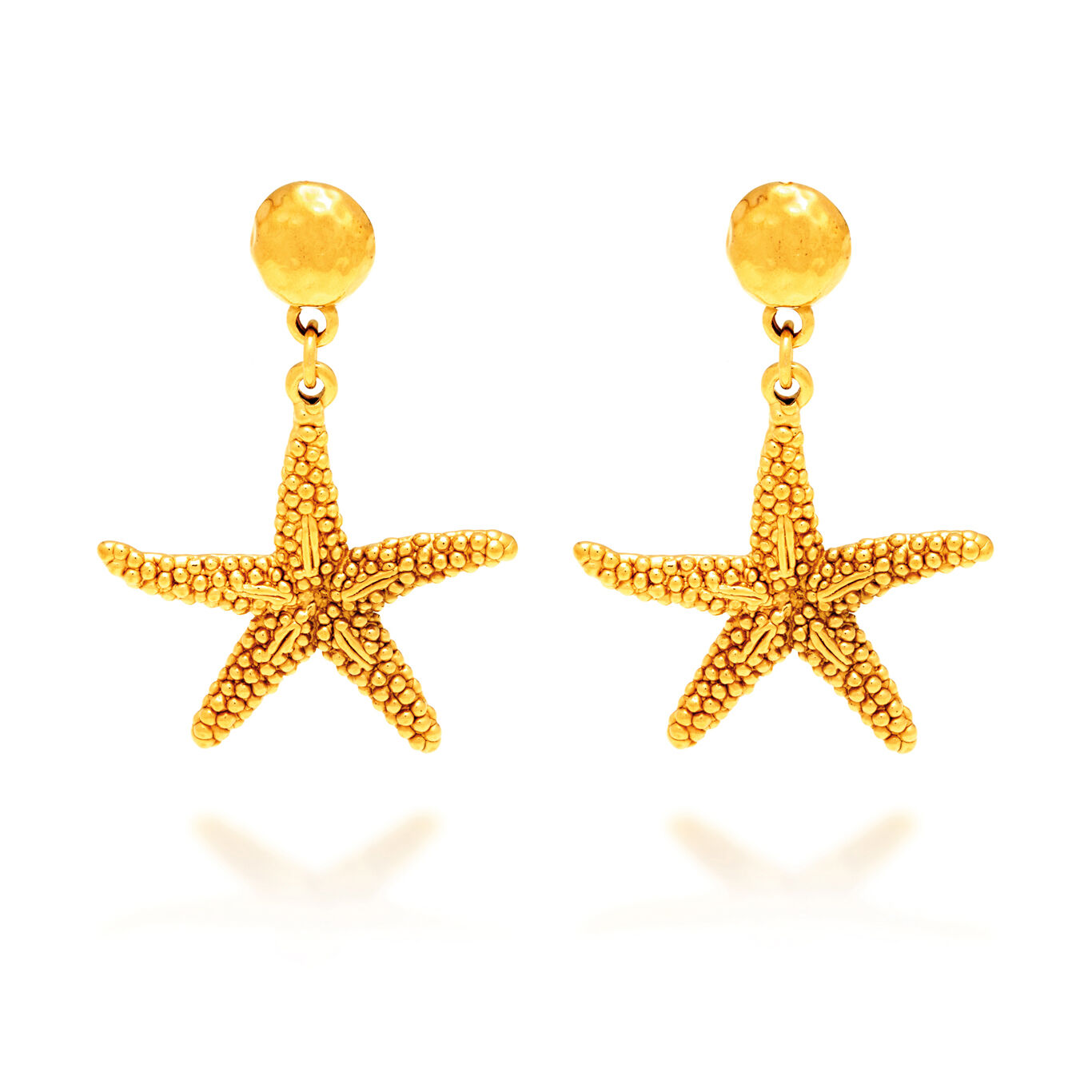 Starfish Big Earrings, Earrings in 18k Gold Plated Sterling Silver_image number 0_Giovanni Raspini