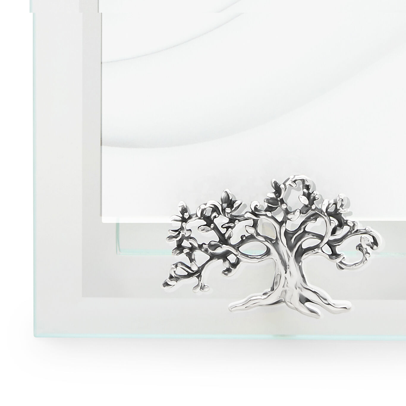 Marco Luz &Aacute;rbol De La Vida Peque&ntilde;o, Marco de plata y cristal amolado_image number 6_Giovanni Raspini