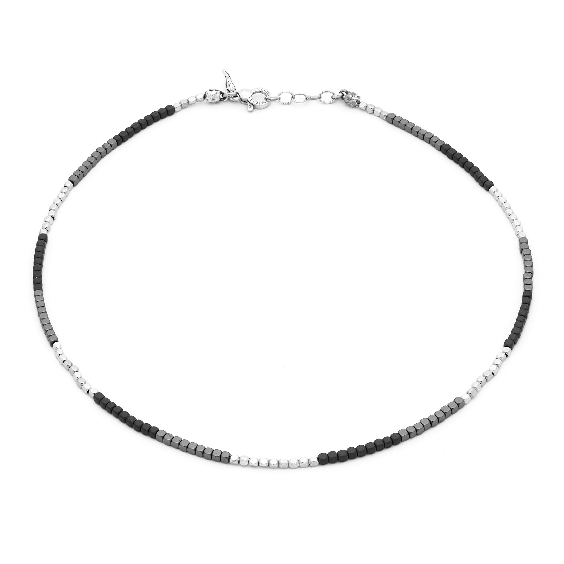 Grey Cubes Necklace image number 0