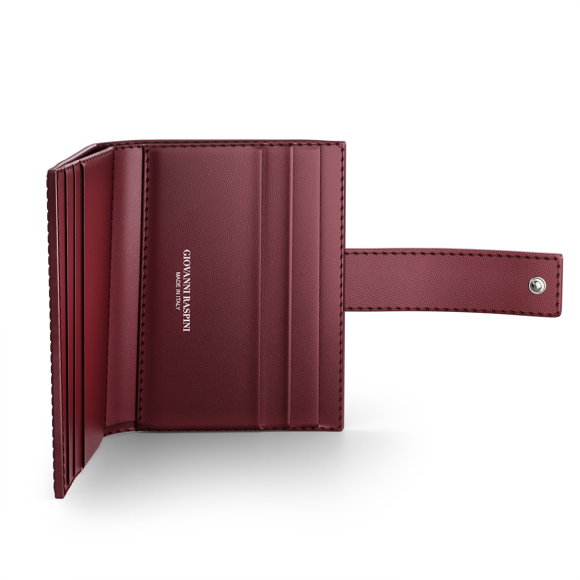 Portefeuille Porte-cartes en Cuir Croco Noir image number 2