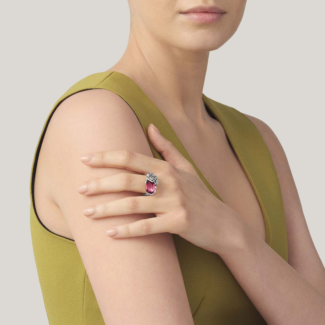 Anillo Gota Peonía
