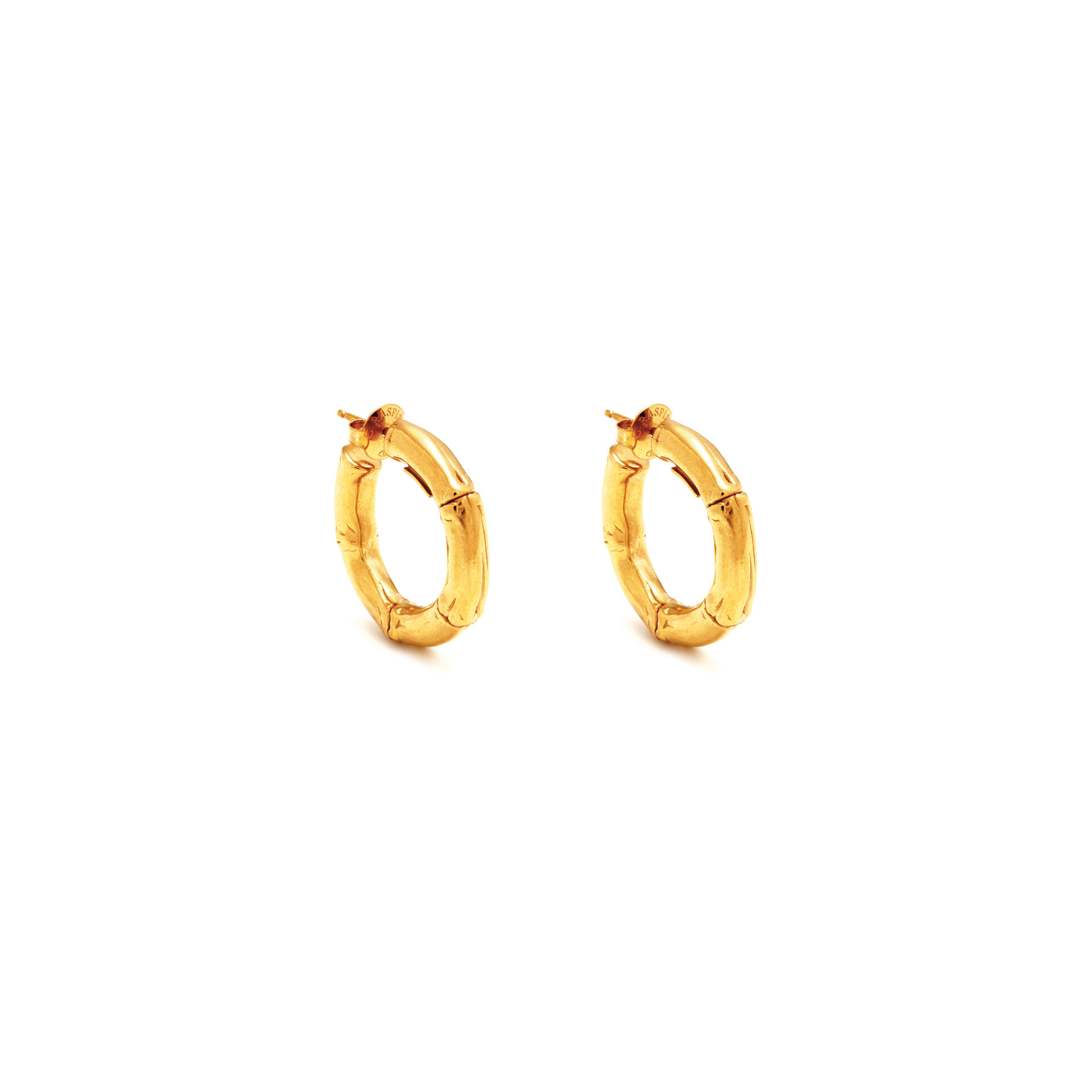 Bamboo Small Hoop Earrings image number 0