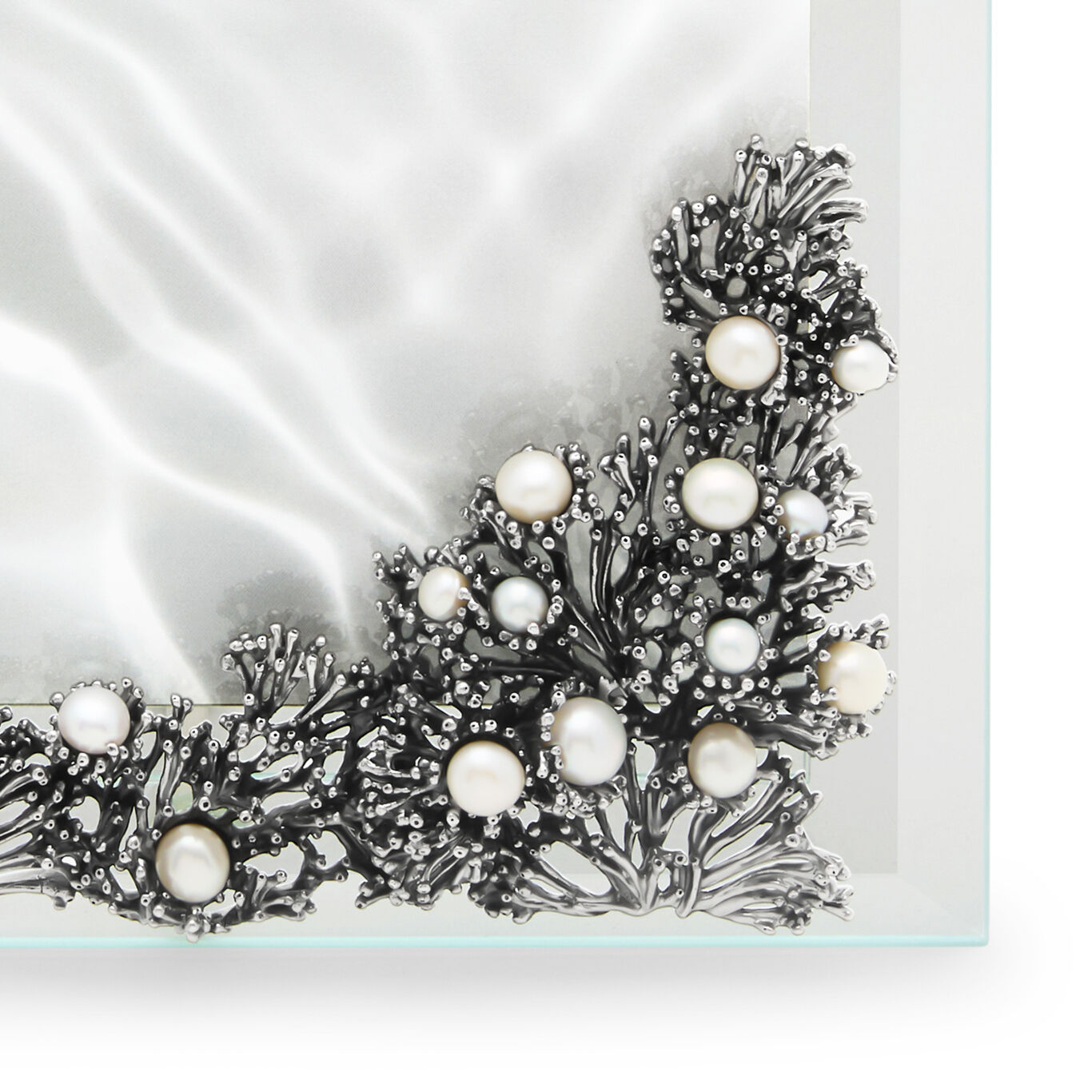 Anemone Light Frame, Bevelled glass and silver frame_image number 3_Giovanni Raspini