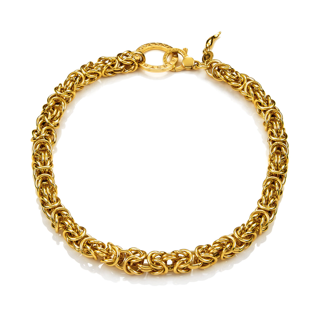 Byzantine Big Necklace, Necklace in gold-plated Sterling Silver_image number 0_Giovanni Raspini