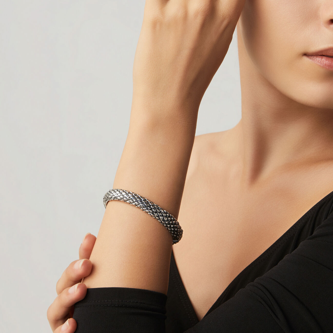 Pulsera Rígida Serpiente