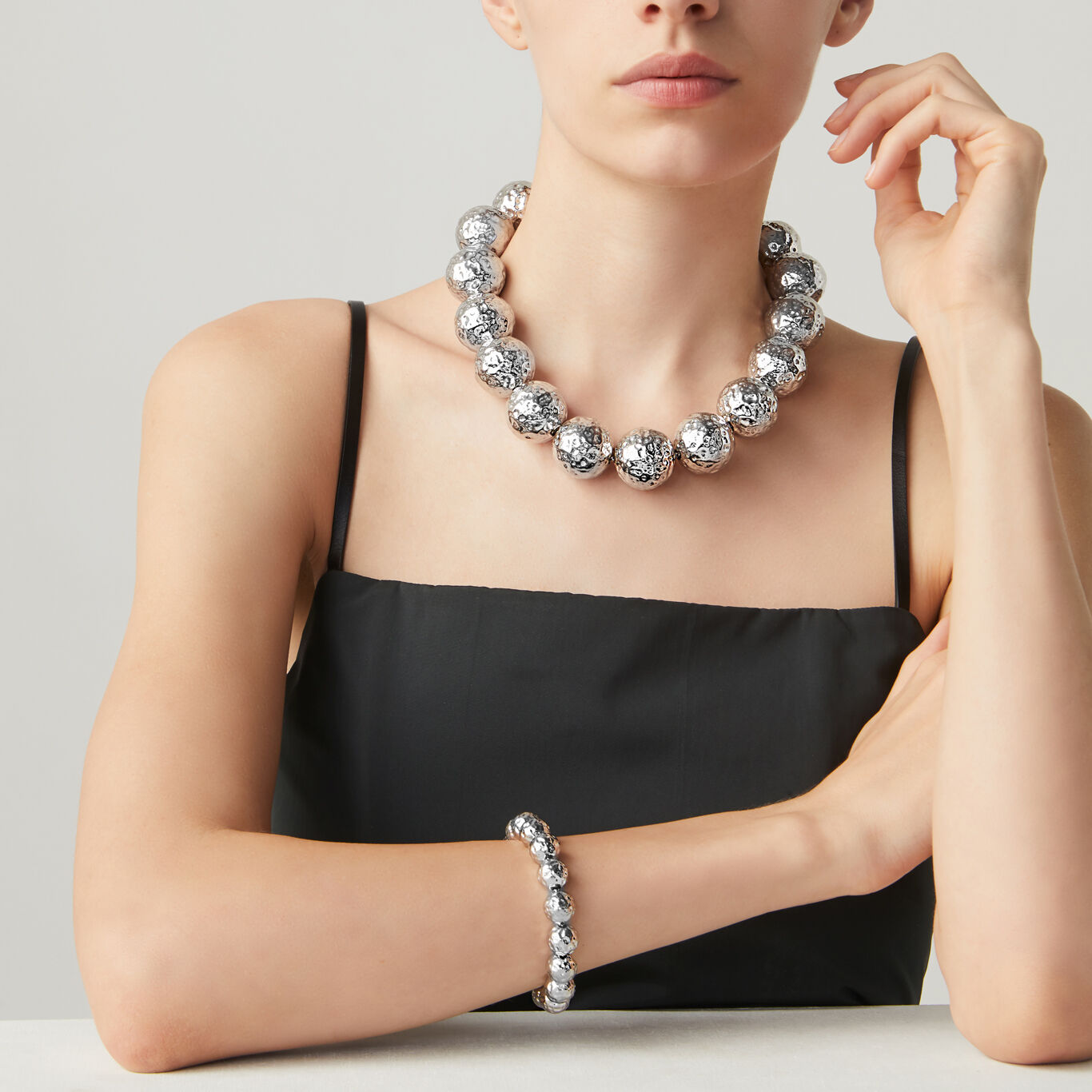 Collar Super Bowl Maxi, Collar de Plata 925_image number 2_Giovanni Raspini