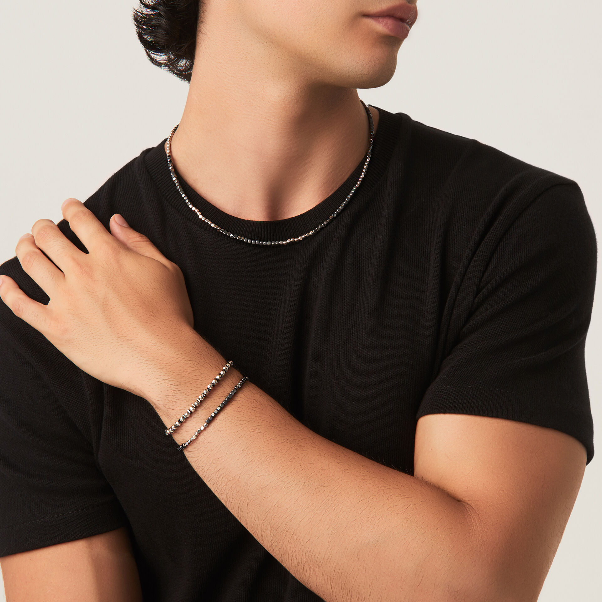 Grey Cubes Bracelet image number 2