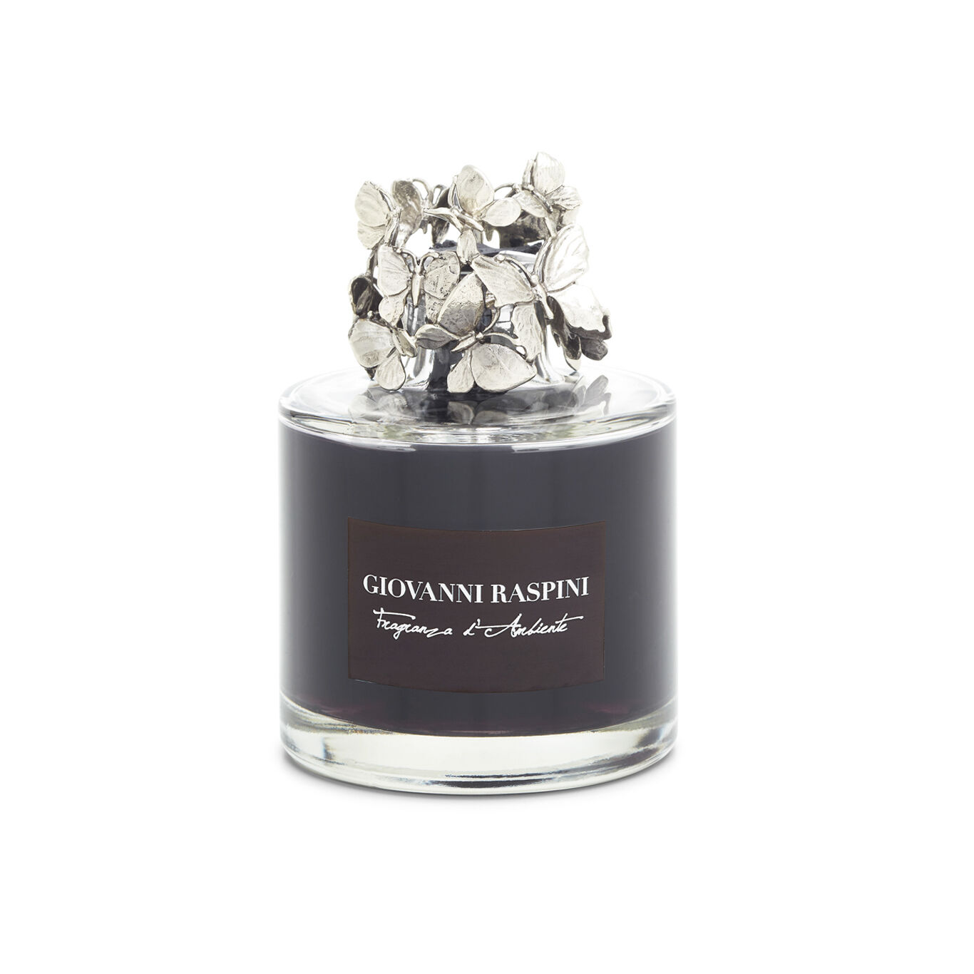Butterflies Diffuser, Room fragrance Nero Divino with bronzobianco decoration_image number 0_Giovanni Raspini