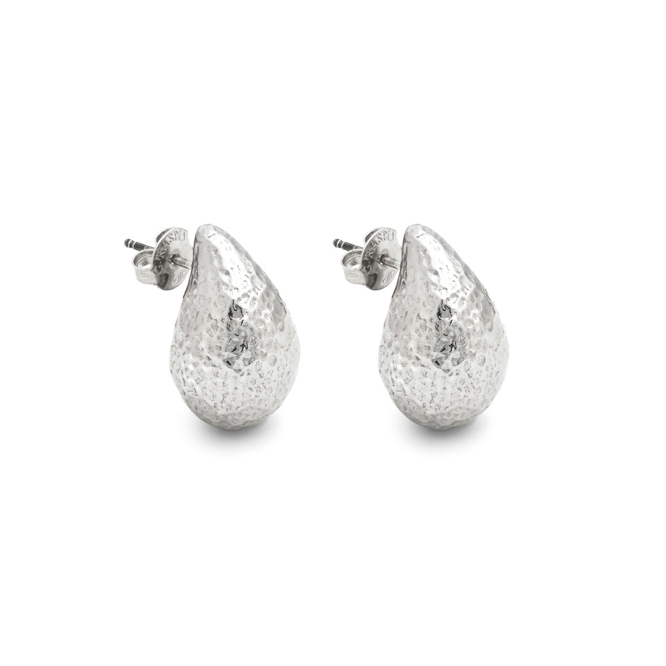 Hammered Droplet Earrings