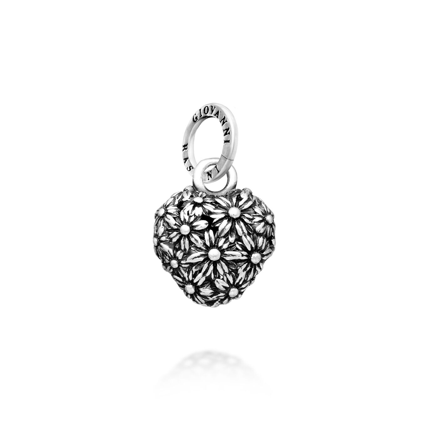 Daisies Heart Small Charm
