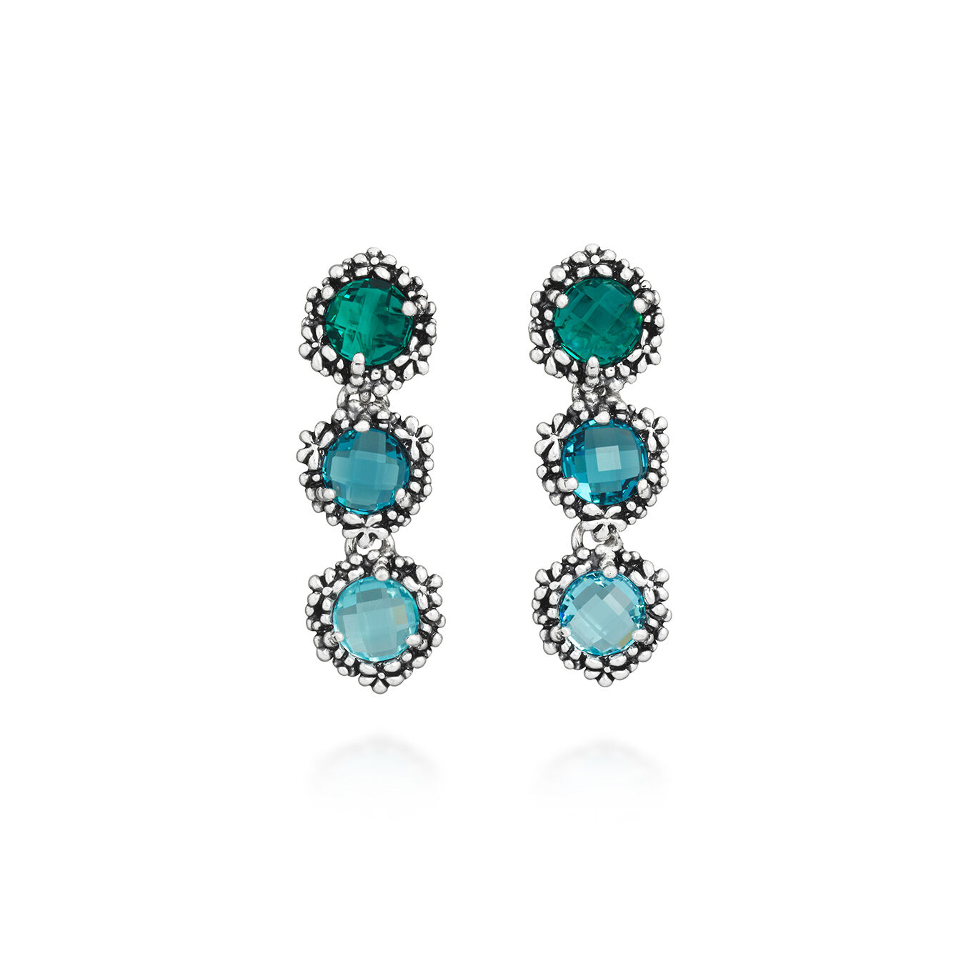 Boucles D'Oreilles Pendantes Blue Ivy
