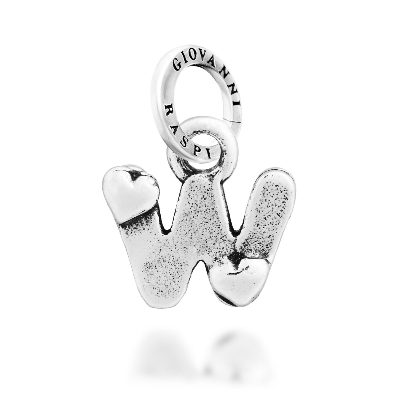 Little Hearts "W" Charm