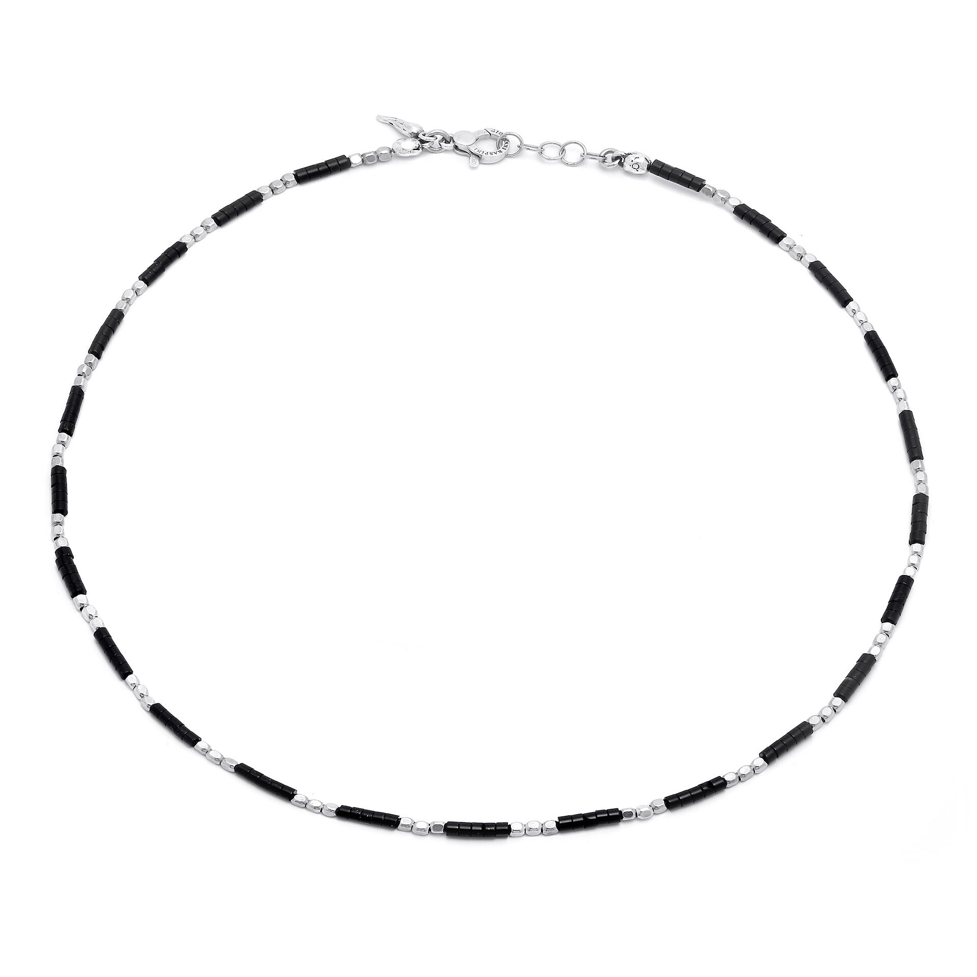 Onyx and Cubes Necklace image number 0