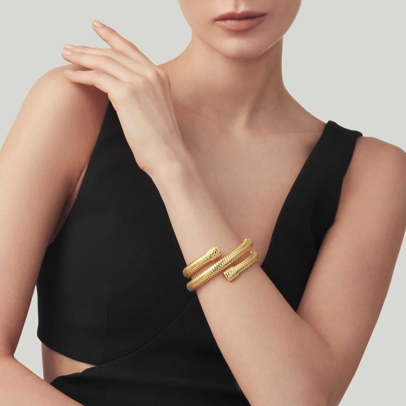 Croco Tubogas Double Bangle