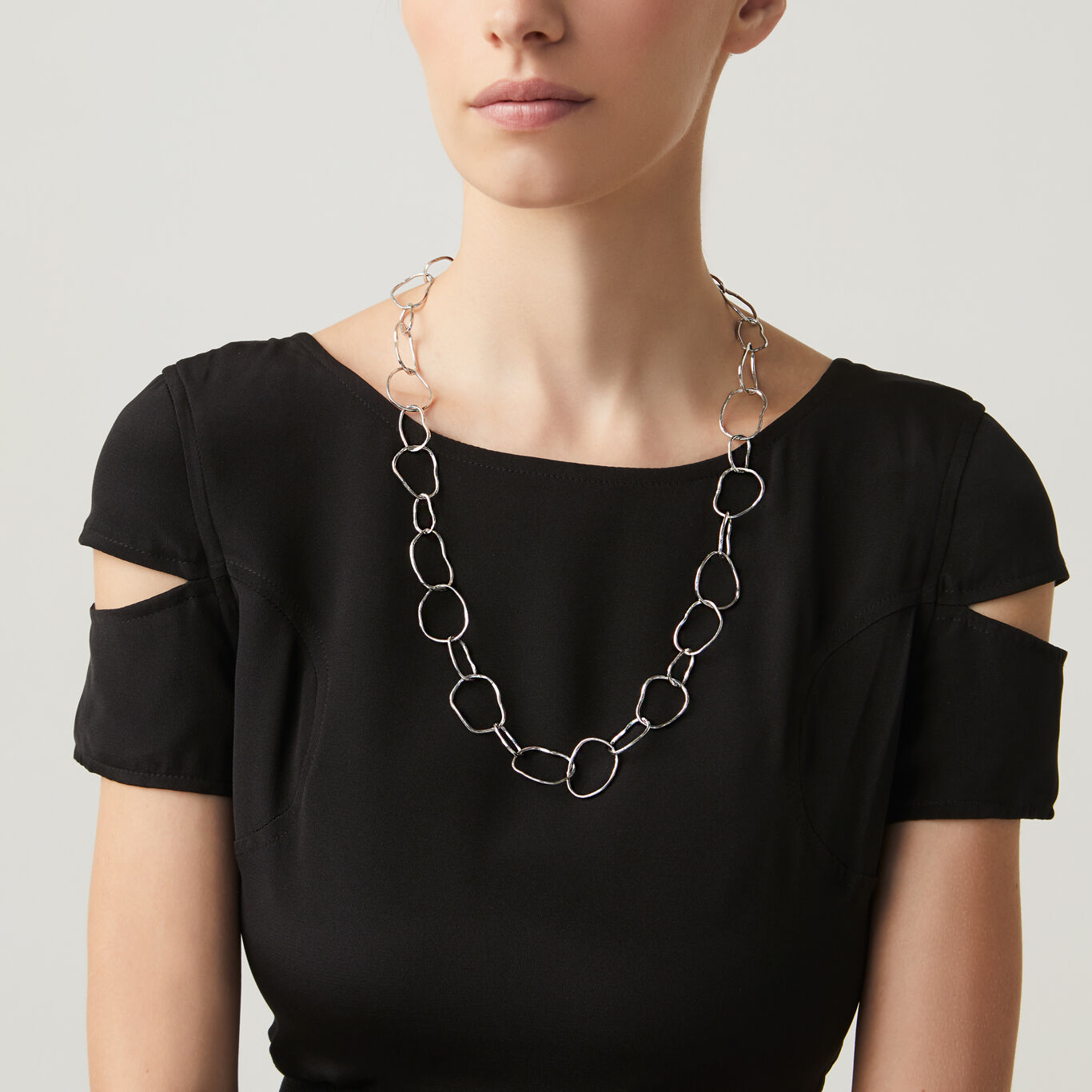 Collier mailles a&eacute;riennes