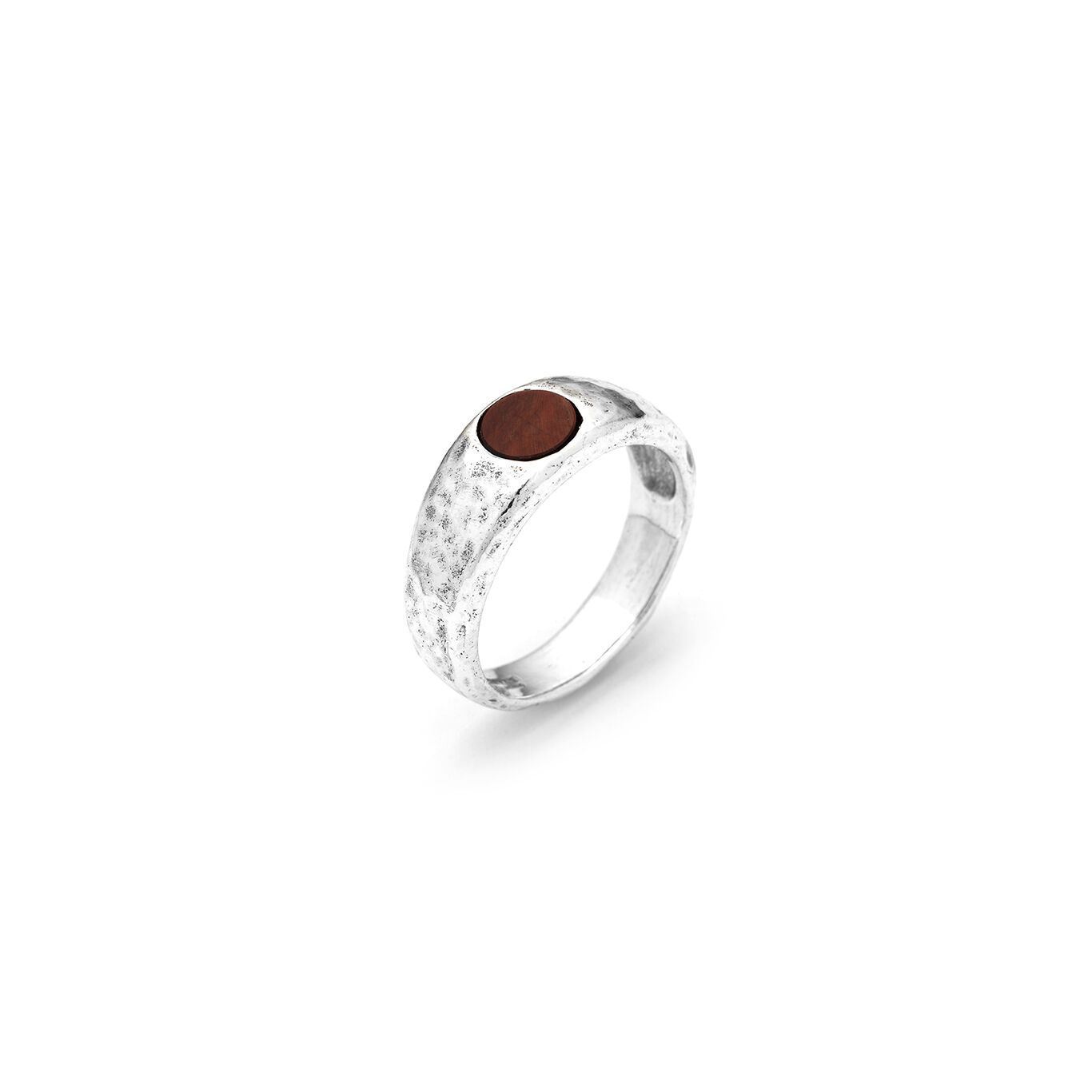 Anello Martellato Occhio Di Toro