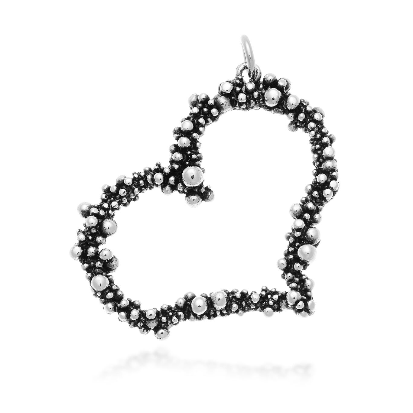 Heart Perlage Maxi Charm