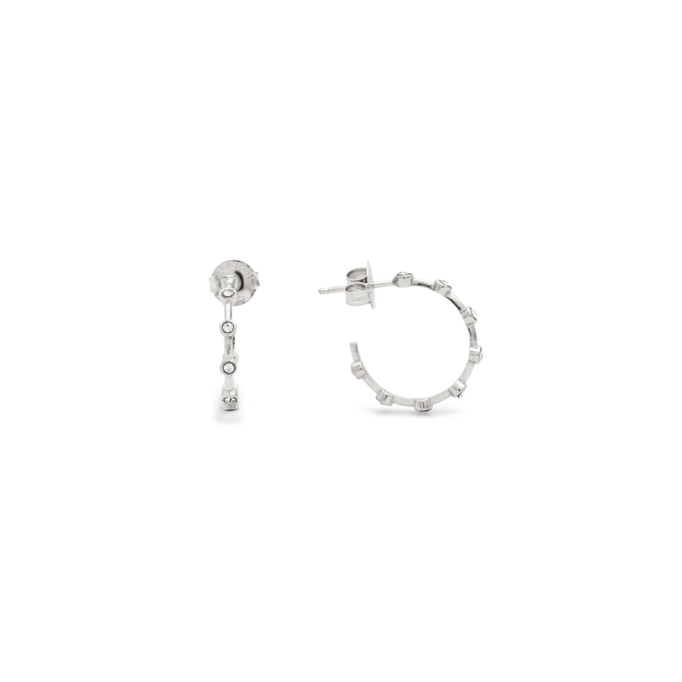 Satellite Earrings, Earrings in Sterling Silver and zircons_image number 3_Giovanni Raspini