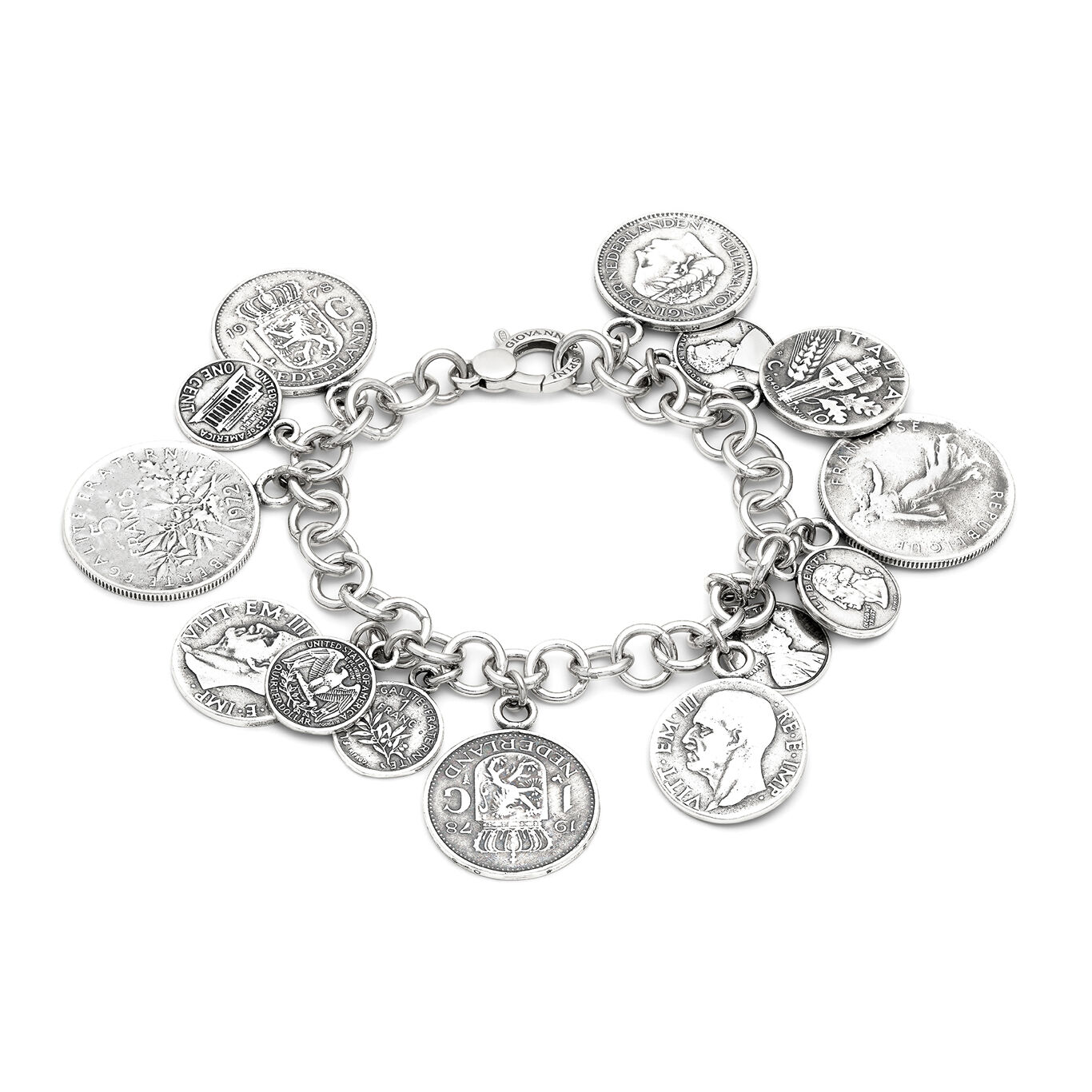 Armband Charms M&uuml;nzen