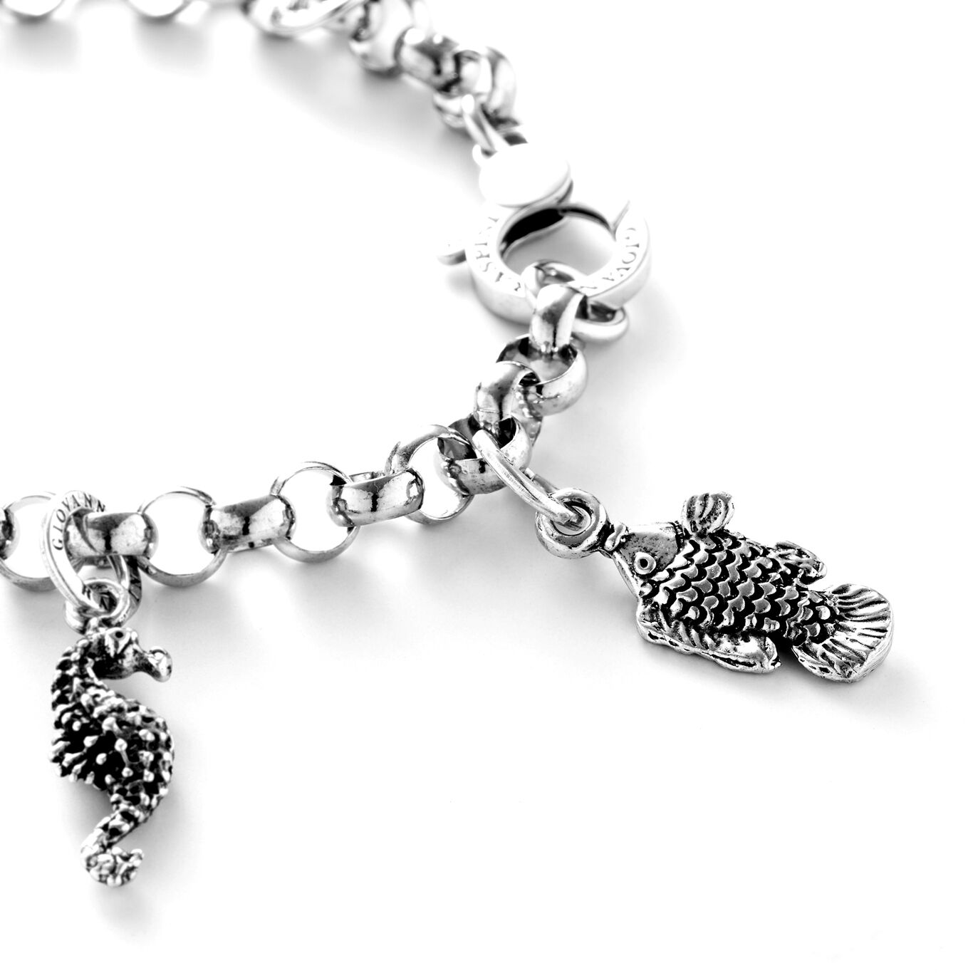 Fish Charm, Charm in Sterling Silver_image number 1_Giovanni Raspini
