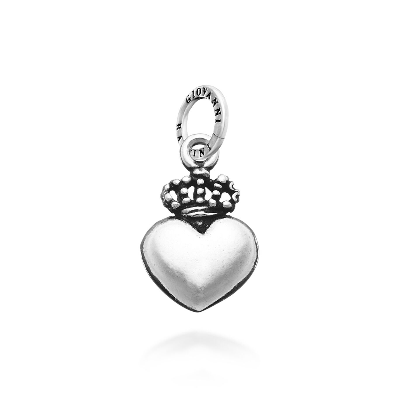 Heart with crown Charm