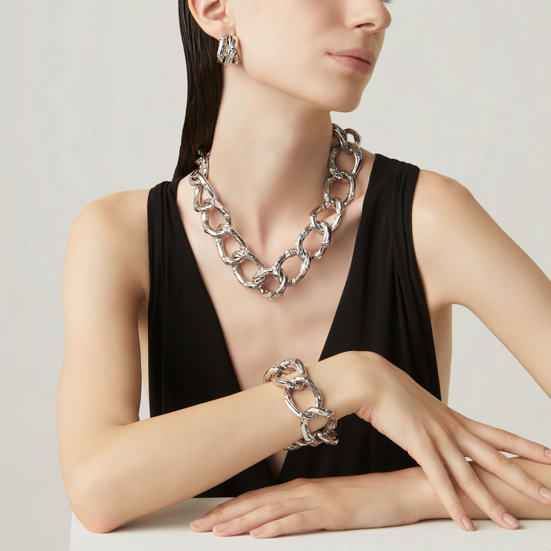 Серьги Бамбук image number 2