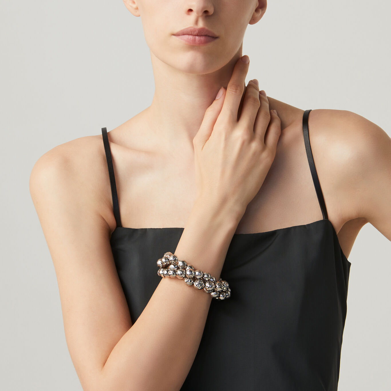 Super Bowl Twist Bracelet, Bracelet in Sterling Silver_image number 1_Giovanni Raspini