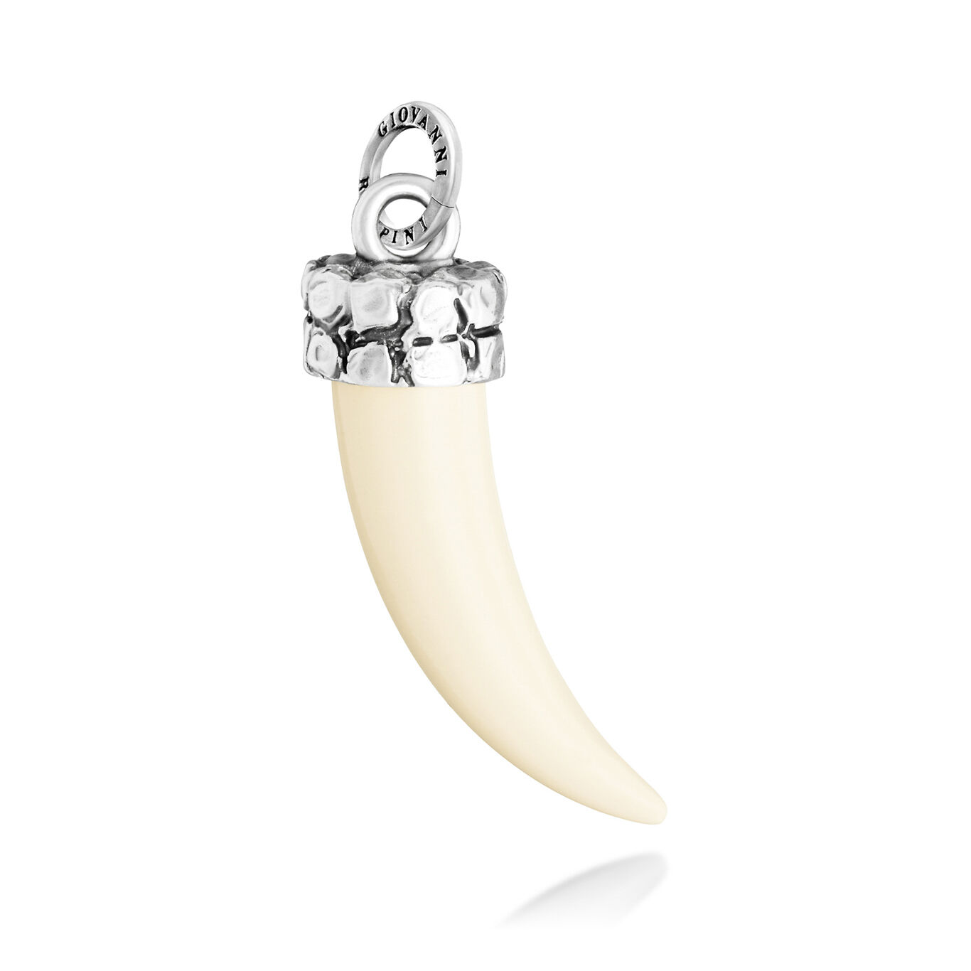 Fang Ivory Croco Charm