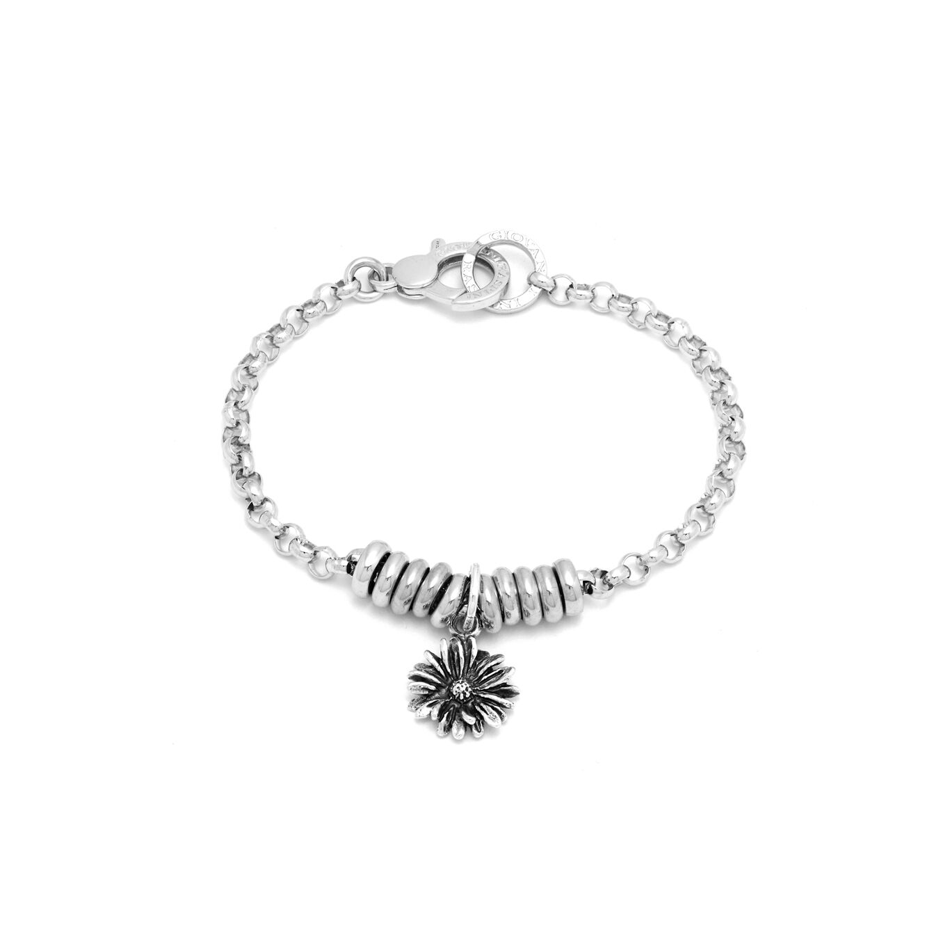 Daisy Bracelet, Bracelet in Sterling Silver_image number 0_Giovanni Raspini