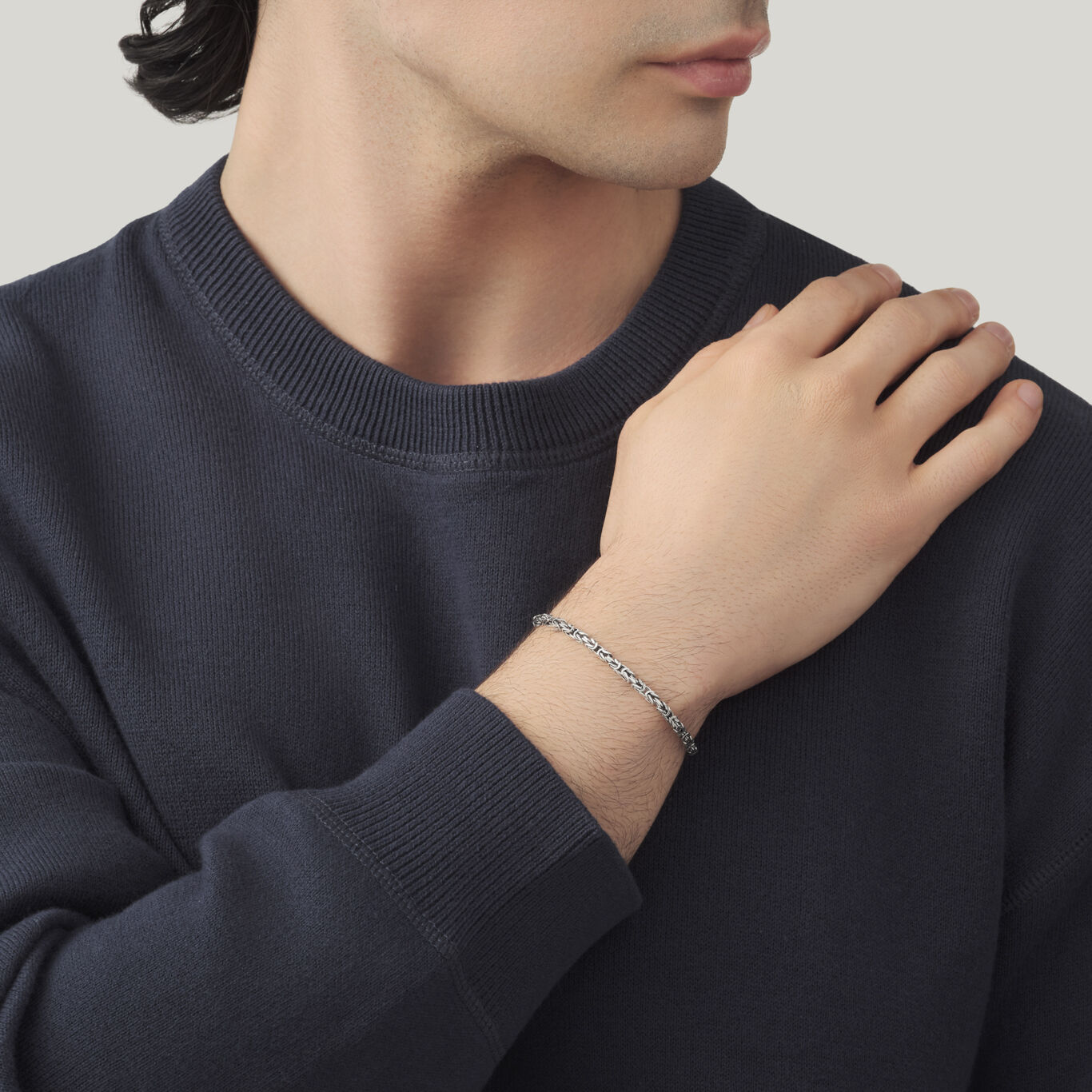 Square Byzantine Mini Bracelet