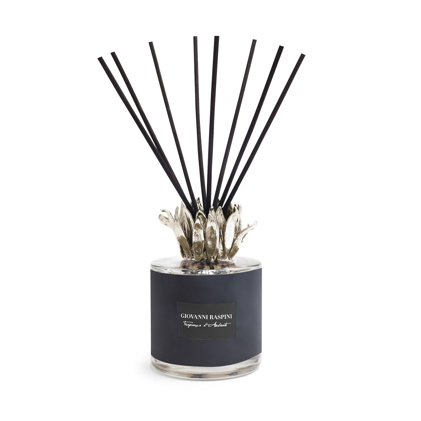 Difusor Flor De Loto, Fragancia de ambiente Nero Divino con decoraci&oacute;n de bronzobianco_image number 1_Giovanni Raspini