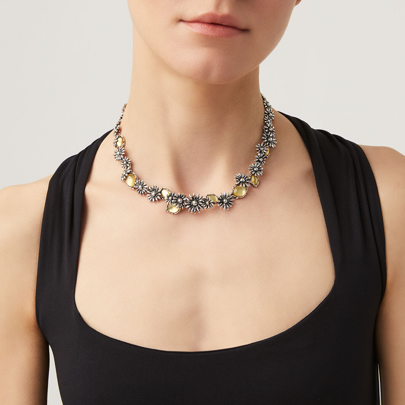 Yellow Daisy Necklace