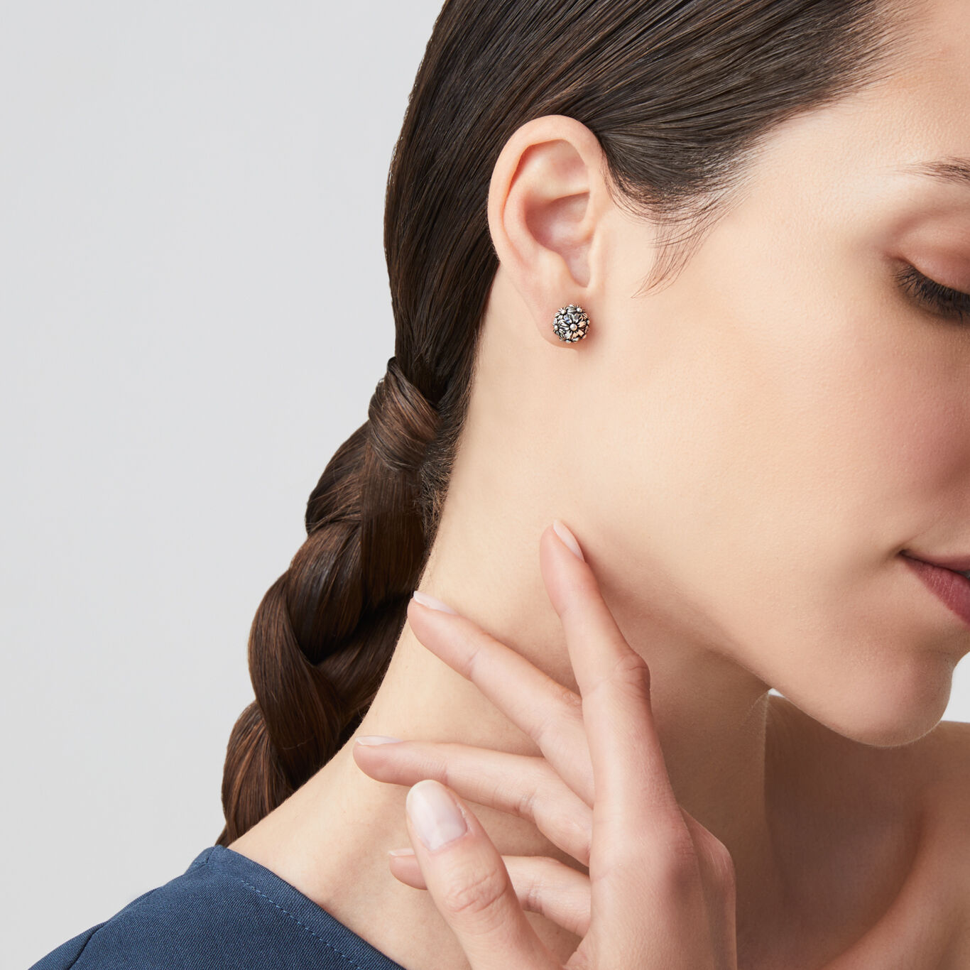 Pendientes Margaritas Shine Peque&ntilde;os, Pendientes de Plata 925_image number 1_Giovanni Raspini