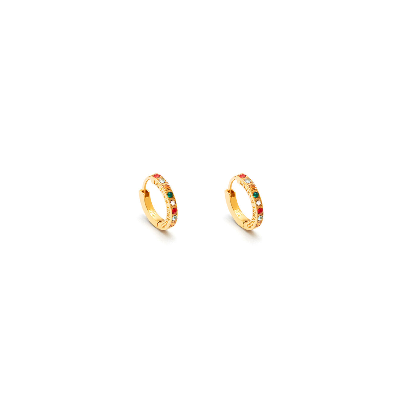 Huggie Crystal Coloured Earrings