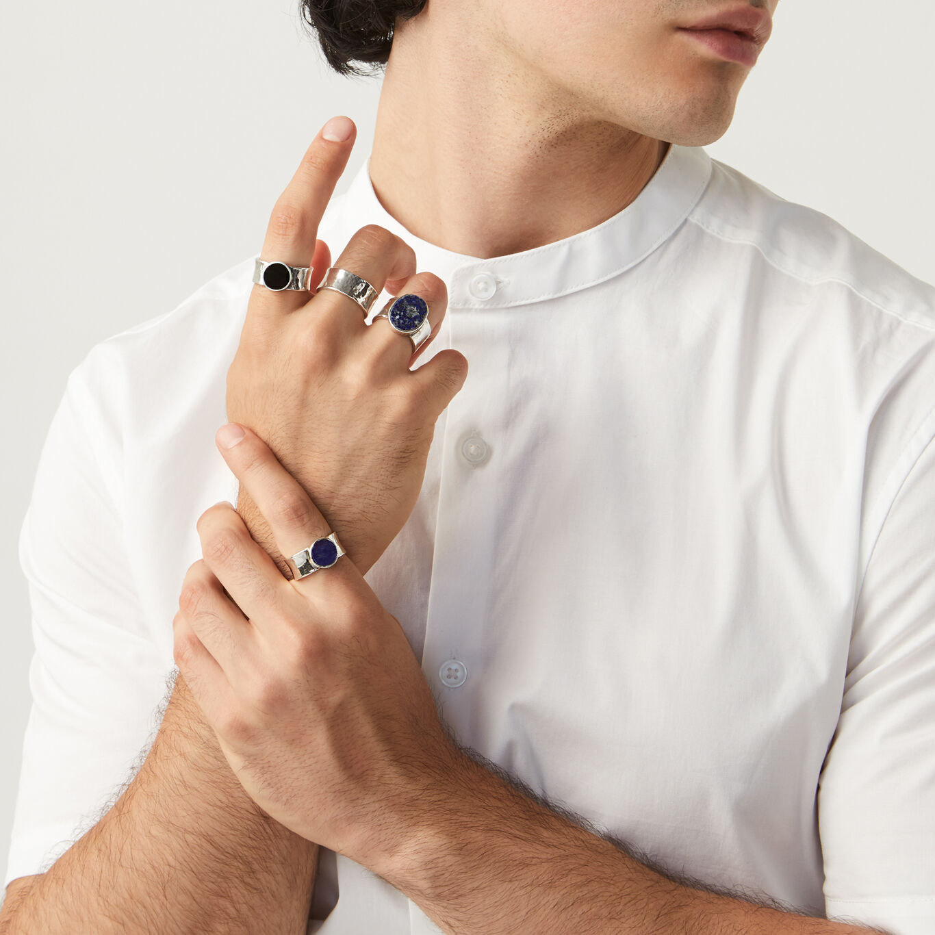 Bague Jack, petit mod&egrave;le, Bague en argent massif_image number 2_Giovanni Raspini