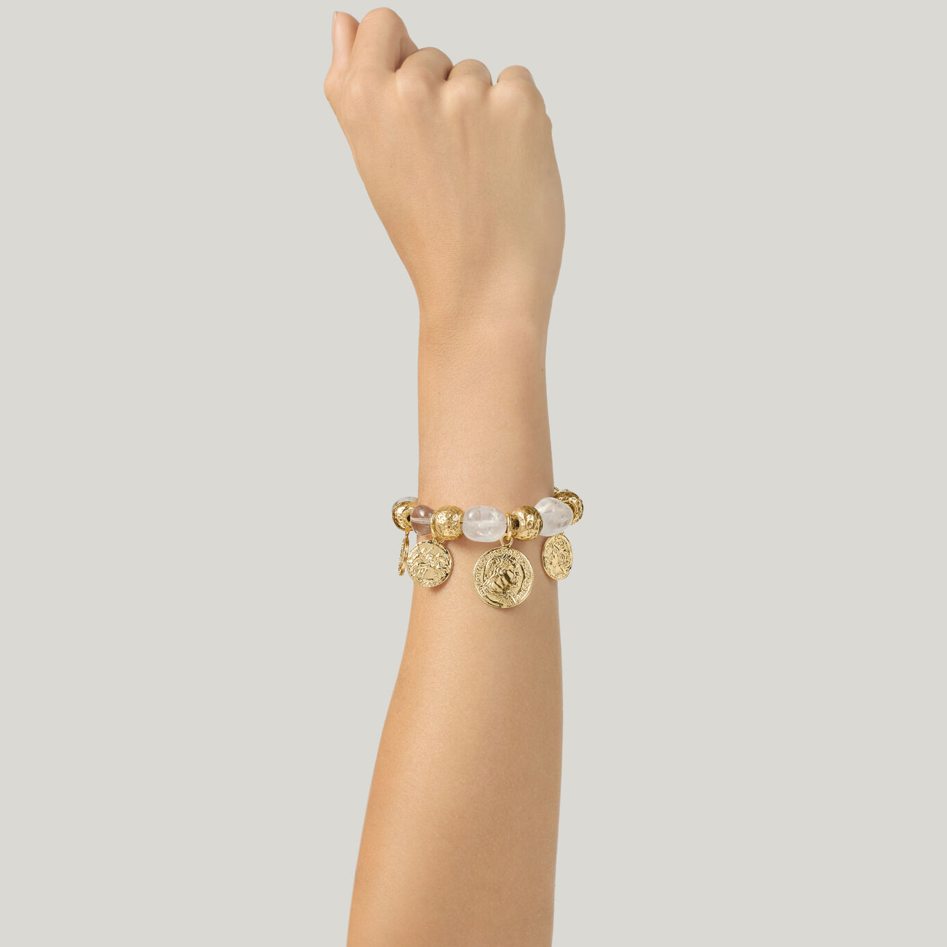 Crystal Coins Bracelet