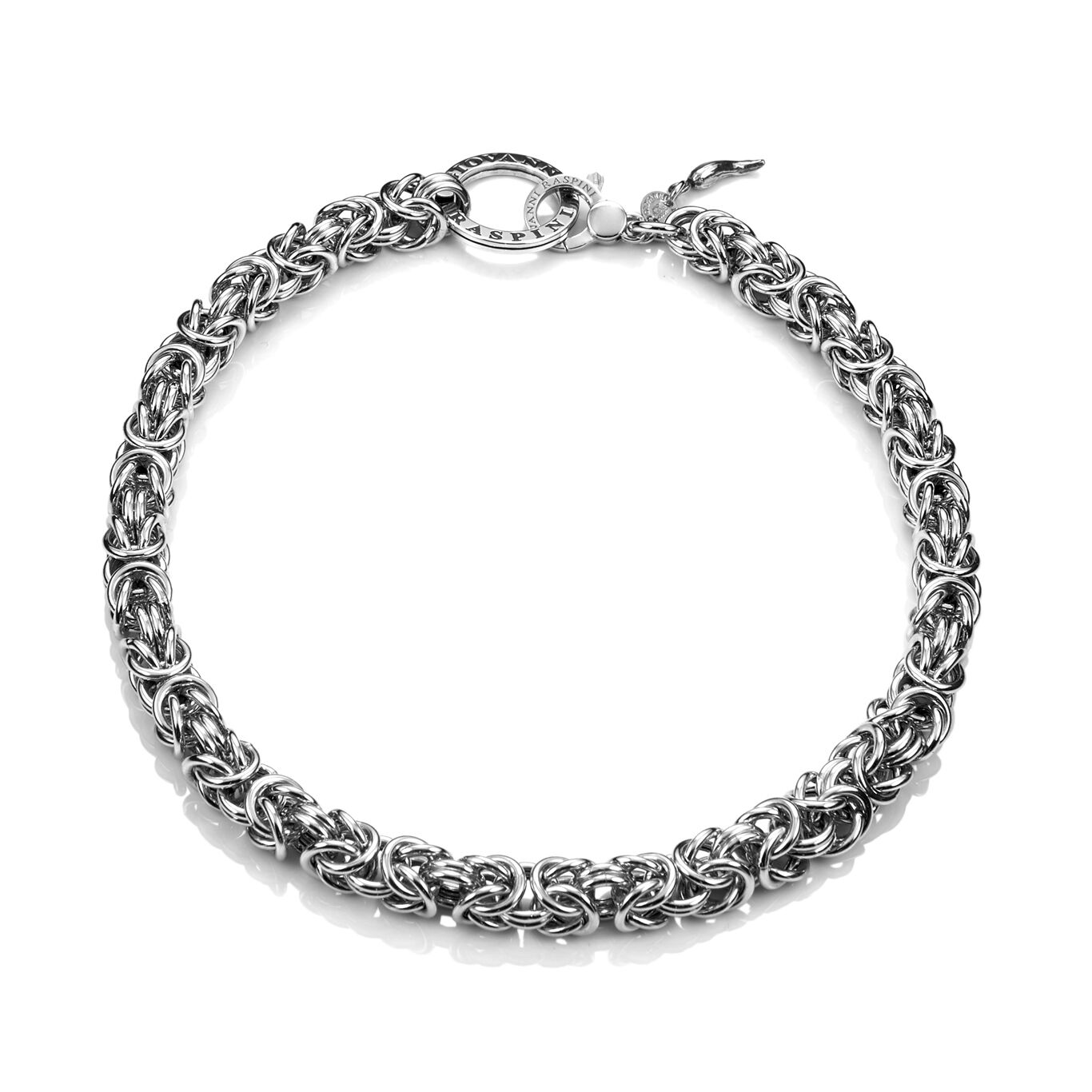 Byzantine Big Necklace, Necklace in Sterling Silver_image number 0_Giovanni Raspini
