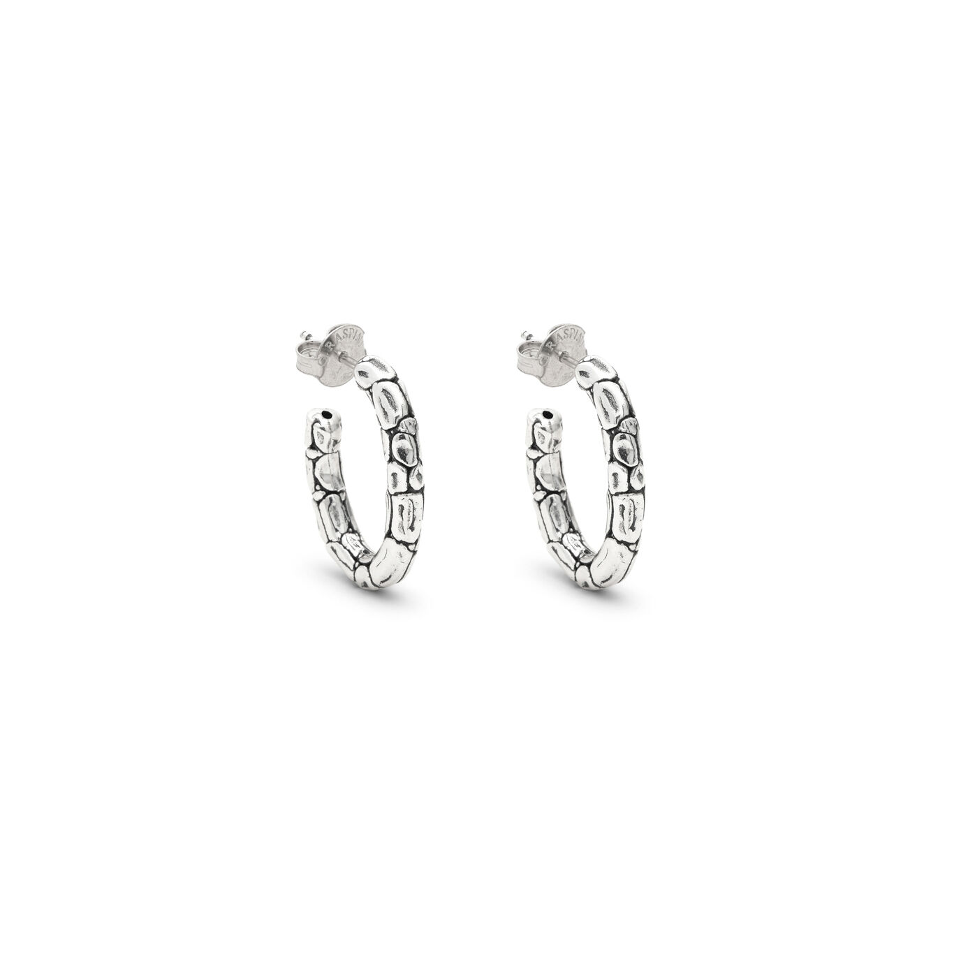 Croco Oval Earrings