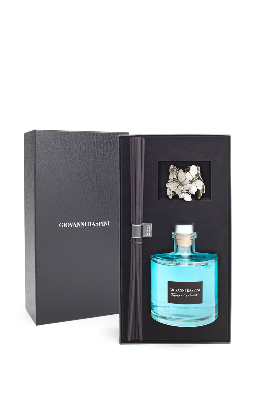 Diffuseur Papillons, Parfum d&rsquo;int&eacute;rieur Vento di Mare avec d&eacute;coration en bronzobianco_image number 3_Giovanni Raspini