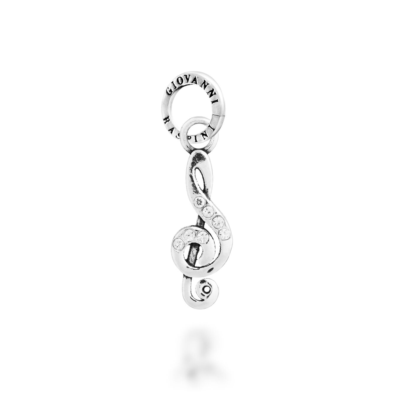 Charm Clave de sol de cristal