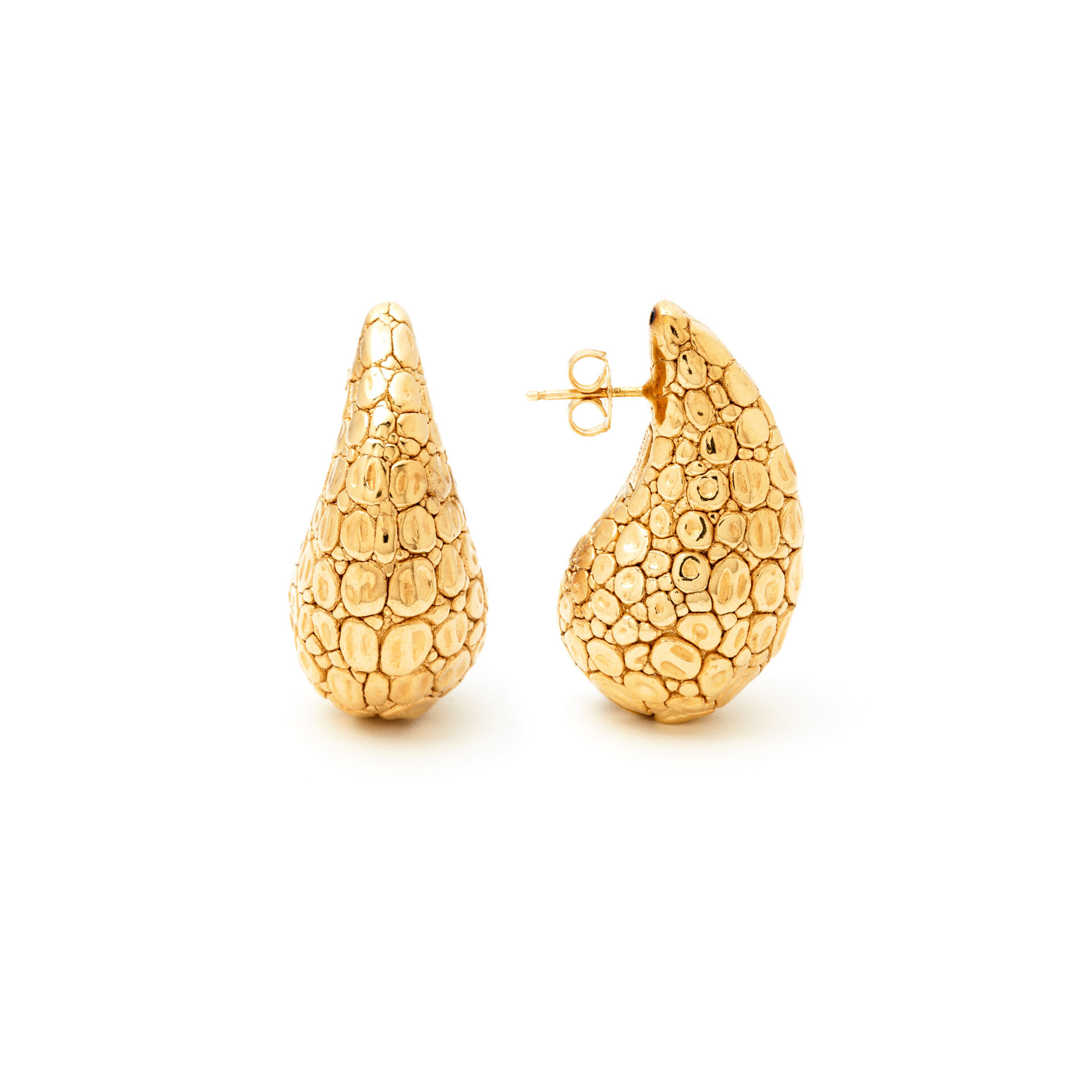 Croco Droplet Earrings image number 2
