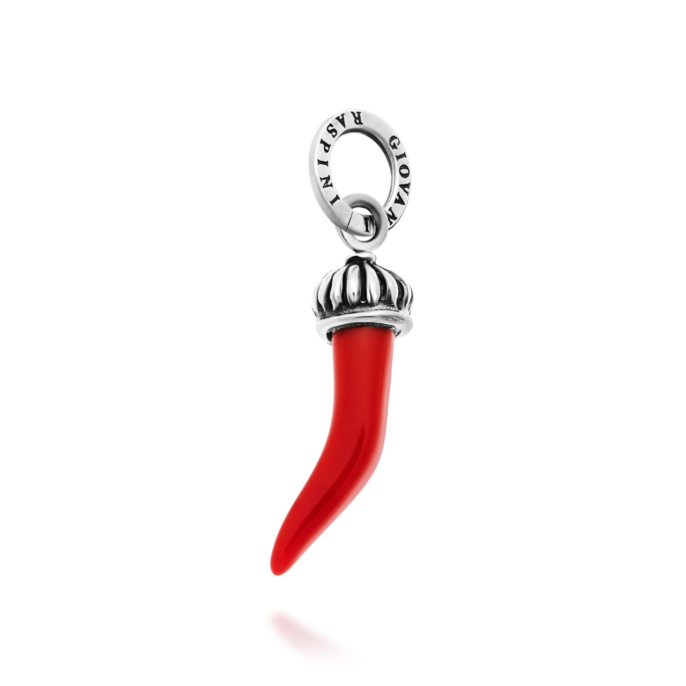 Red Horn Dome Charm