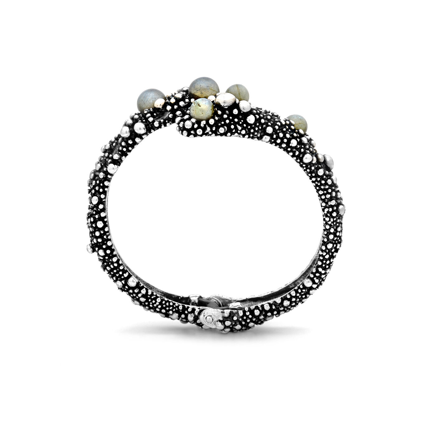 Milky Way Bangle, Bangle in Sterling Silver and labradorite_image number 3_Giovanni Raspini