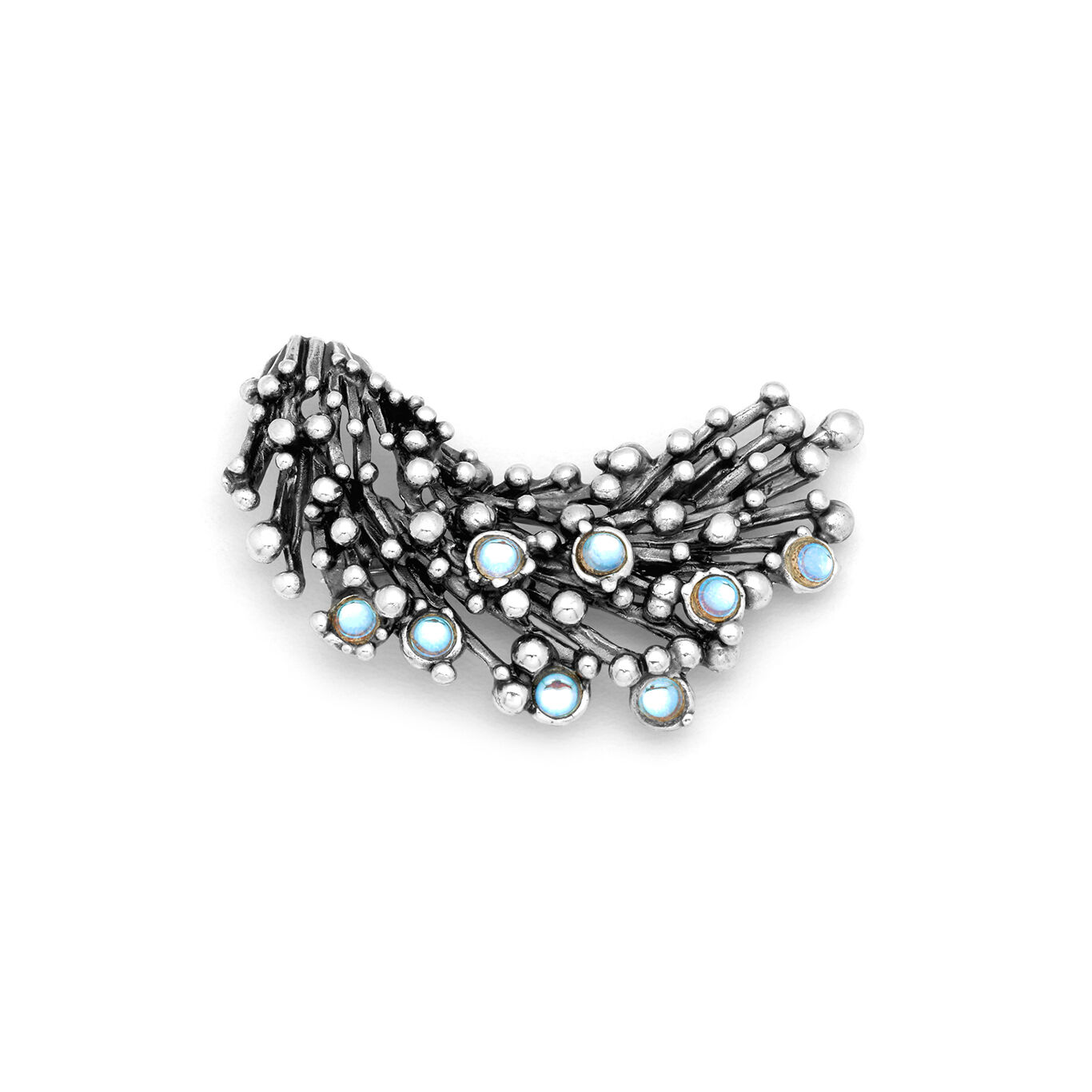 Broche Fireworks, Broche de plata 925 y cuarzos «mystic»_image number 0_Giovanni Raspini