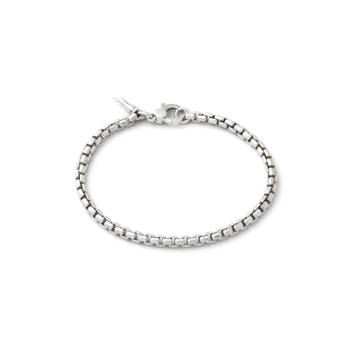 Box Chain Mini Bracelet, Bracelet in Sterling Silver_image number 0_Giovanni Raspini
