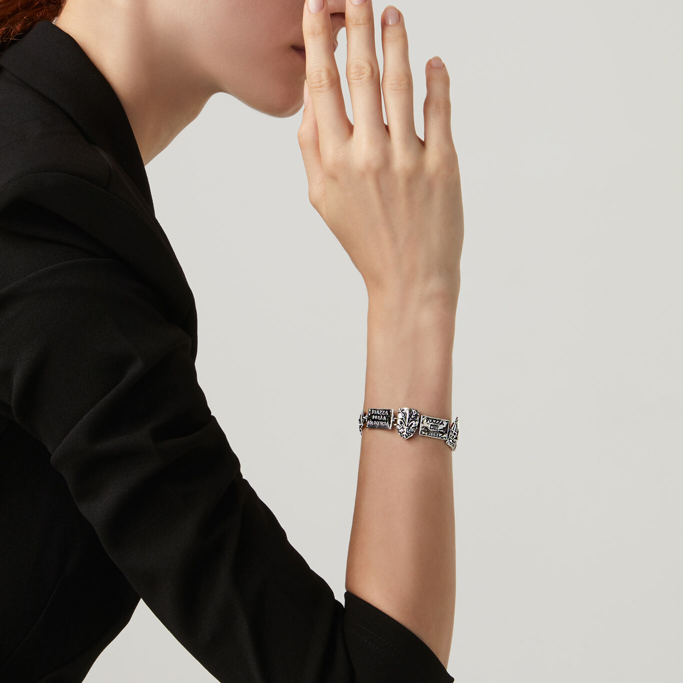 Florence Bracelet, Bracelet in Sterling Silver_image number 1_Giovanni Raspini