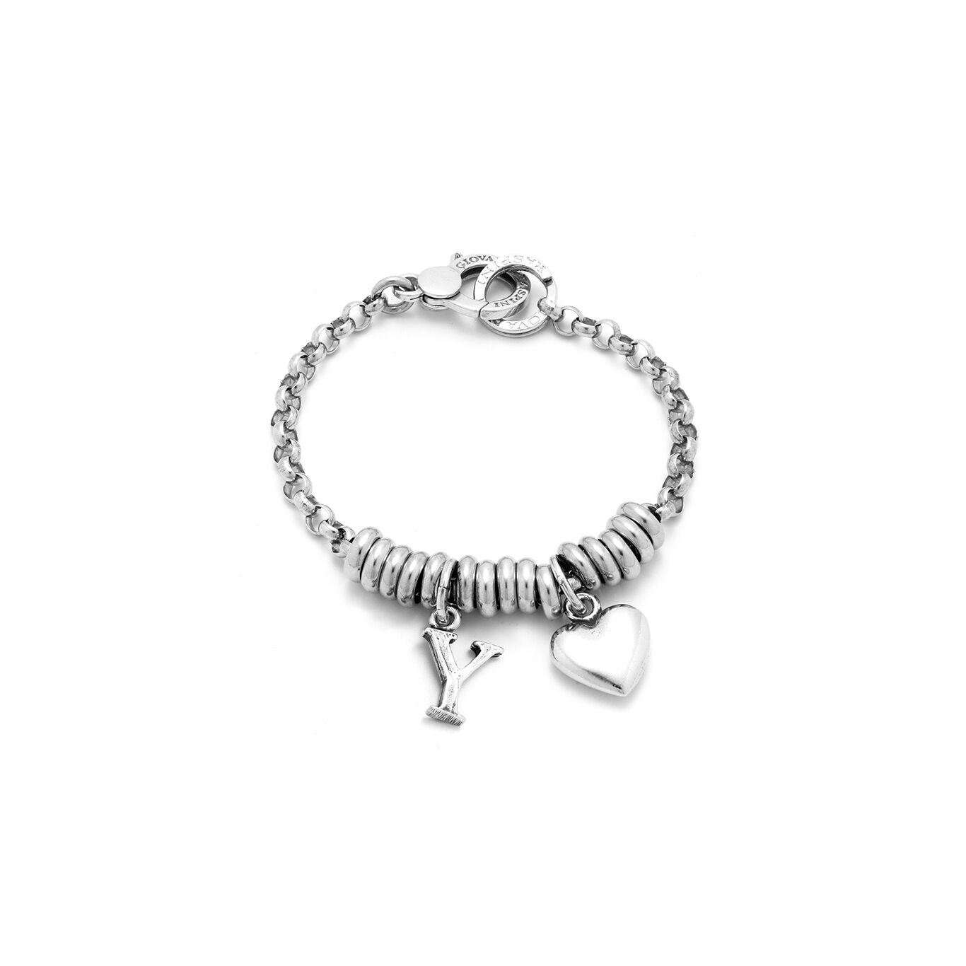 Pulsera Coraz&oacute;n con Letra Y